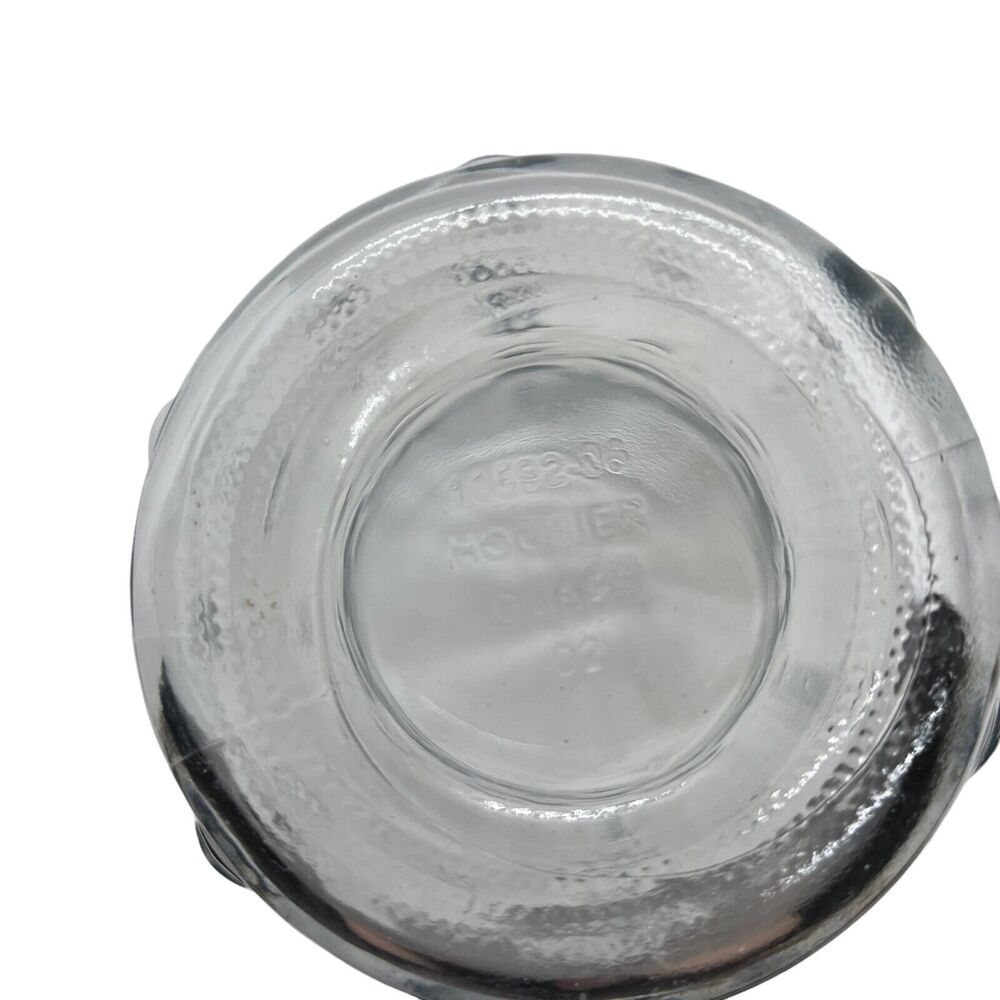 Hoosier Glass Bubble Glass Clear Vase 8.5 inches No Chips or Cracks Vintage - Picture 11 of 12